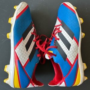 Adidas X LEGO Gamemode FG Kids Soccer Cleats White Blue Multi Sz 13.5 C